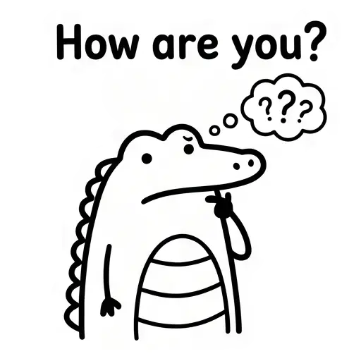 florak stickers, cute, funny, stickers, WhatsApp stickers, sticker pack, Alligator (2)